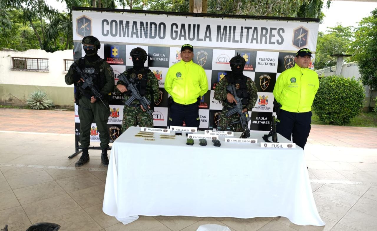 Córdoba ha sido, en los últimos meses, escenario de operaciones contra estructuras del Clan del Golfo.