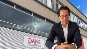 Nuevo director del Dane, Ricardo Valencia Ramírez.