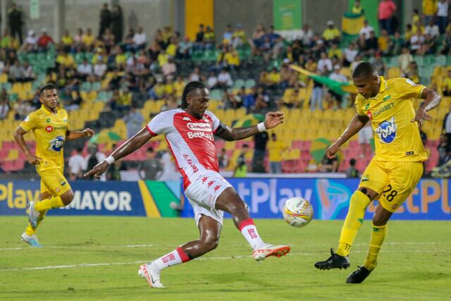 Santa Fe y Bucaramanga chocaron en la fecha 15 de la Liga