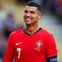 Gesto de Cristiano Ronaldo.