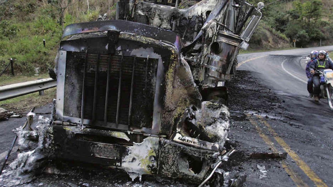 Históricamente, los transportadores sufren los paros armados más que nadie.