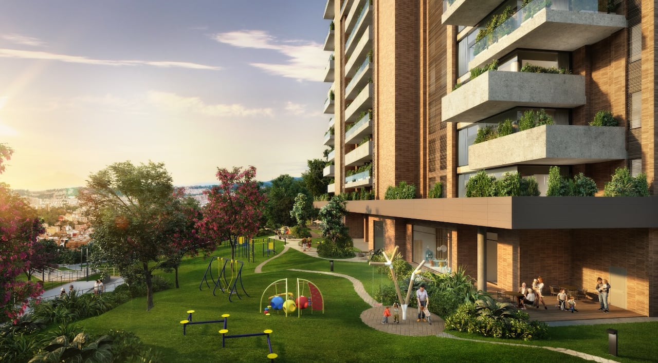 La primera etapa de Robledales Reservado es la Torre Palmeri, conformada por 68 apartamentos, cada uno con ascensor de acceso privado. Además, cuenta con amenidades privadas como teatrino, zonas de coworking, terrazas BBQ, gimnasio dotado, salones de juegos, salón múltiple, salón de niños y parque infantil.