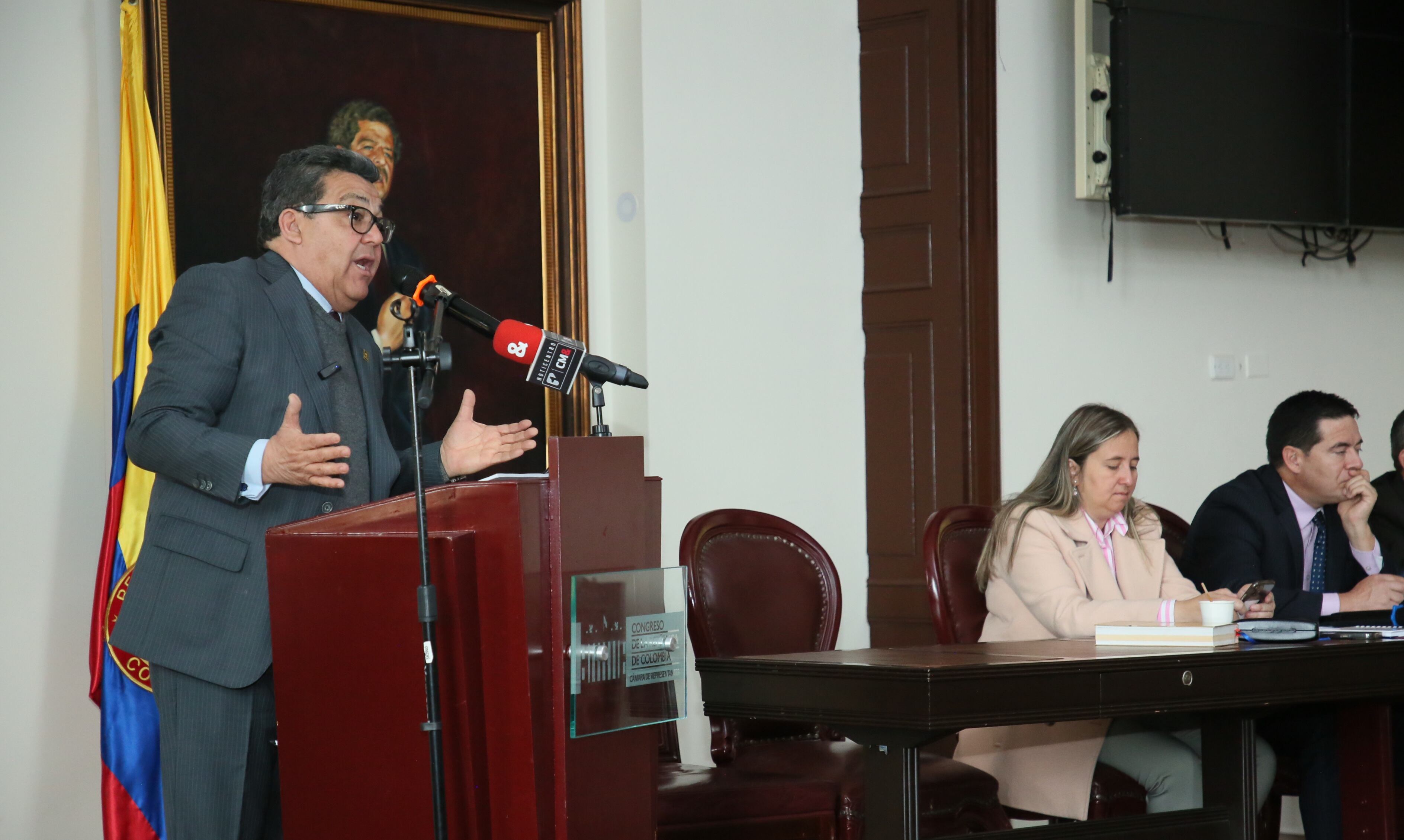 Comisión Séptima de la Cámara de Representantes audiencia pública sobre la reforma pensional