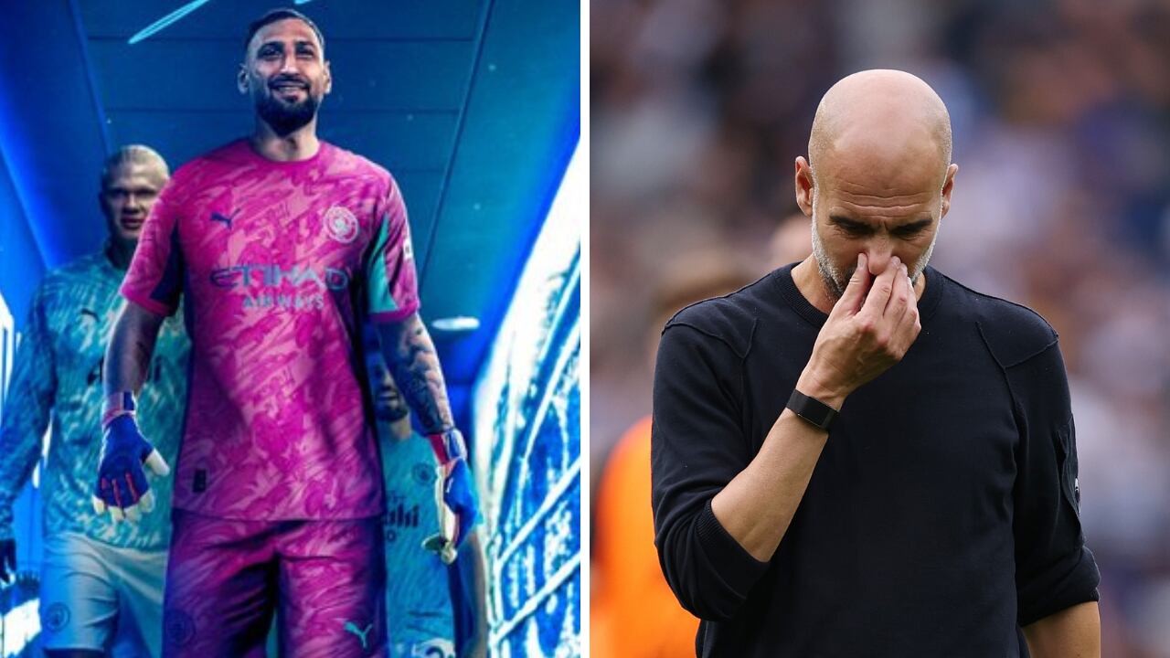 Donnarumma, nuevo jugador del Manchester City de Pep Guardiola.