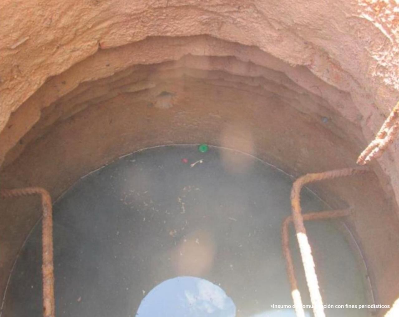 Aguas negras retenidas.