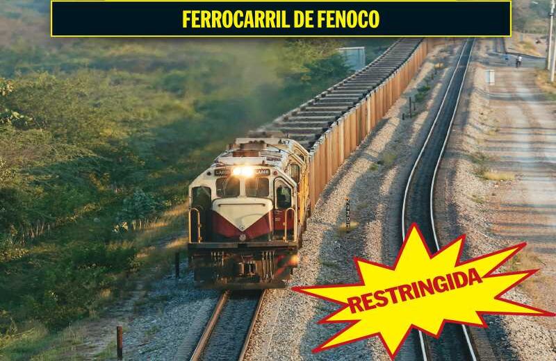 La restricción a la operación del ferrocarril, que duró ocho meses y que ya fue levantada, causó un enorme impacto, pues afectó las exportaciones de carbón y en su momento redujo en un 25 por ciento la capacidad de transporte.