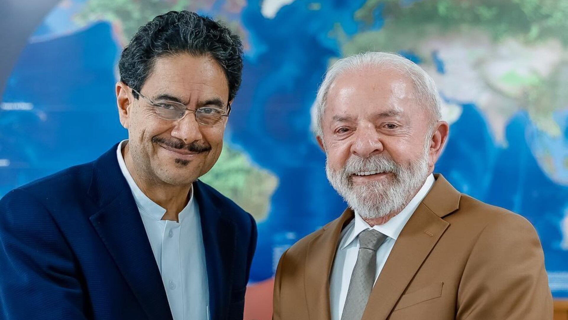 Iván Cepeda y Luiz Inácio Lula.