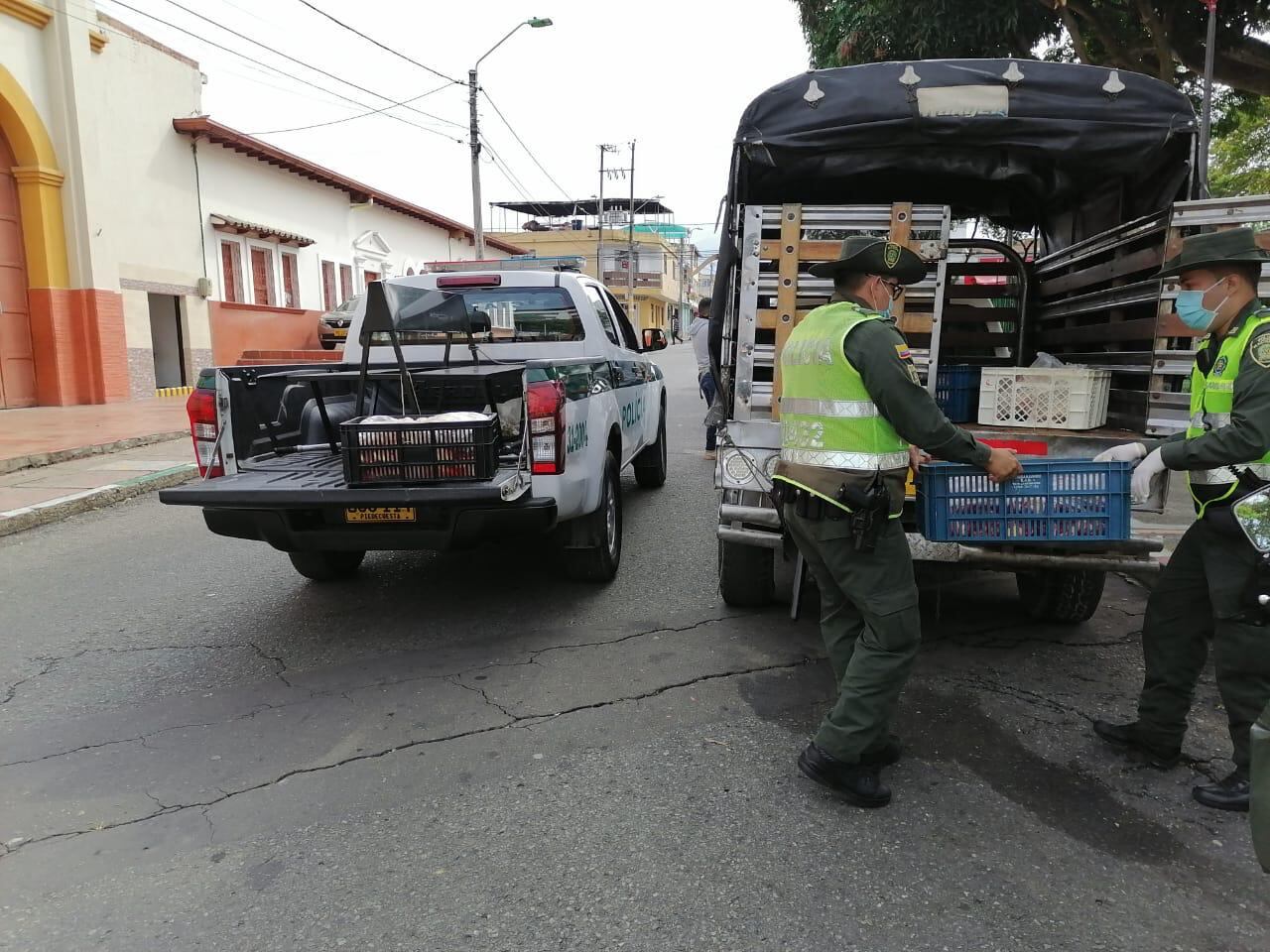 La carne fue incautada en el barrio Nariño de Bucaramanga.