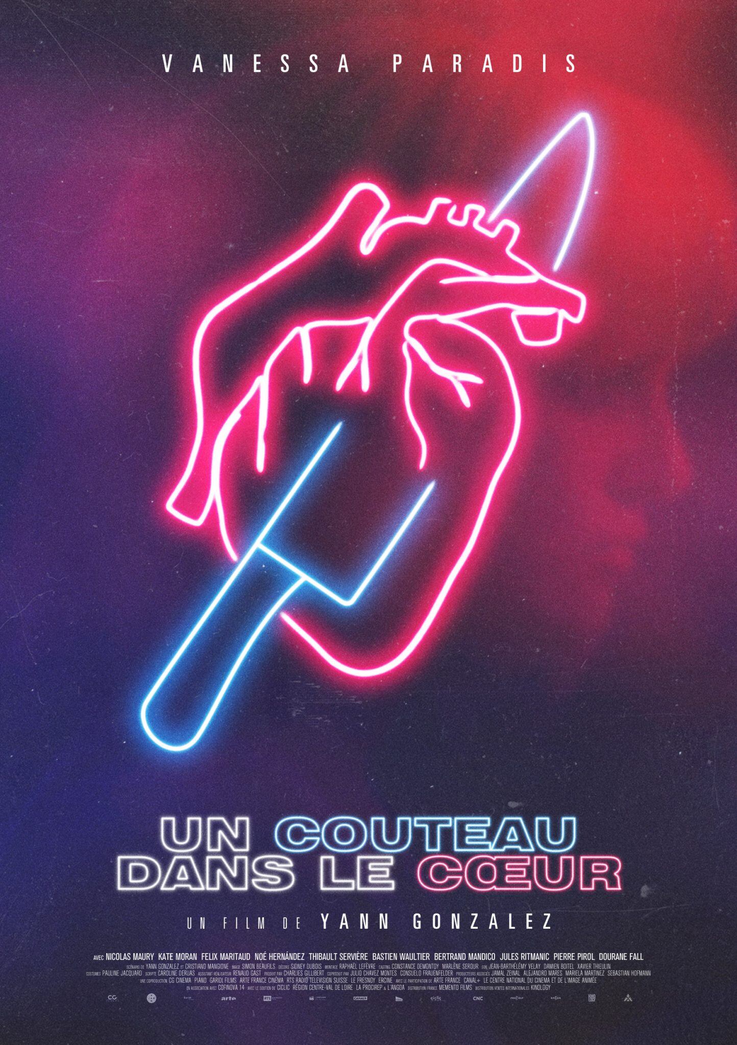 KNIFE +  HEART, de Yann González (Francia), un thriller de 110min ambientado en el verano de 1979.