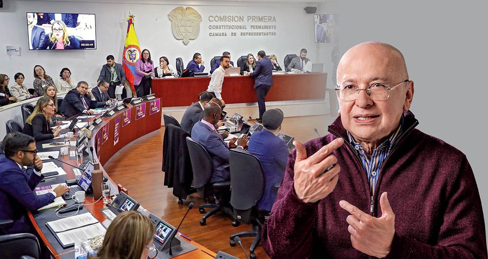 La Comisión Primera de la Cámara de Representantes hará el primer examen al marco jurídico para la paz total. Armando Benedetti y Eduardo Montealegre impulsan el proyecto.