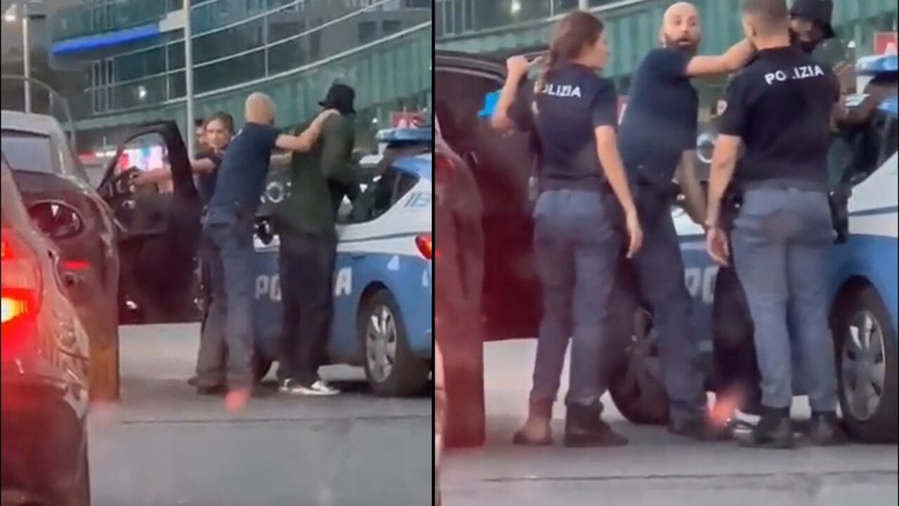 El jugador francés fue retenido por la Policía, el cual ha sido catalogado como racista. -Foto: Captura de pantalla.