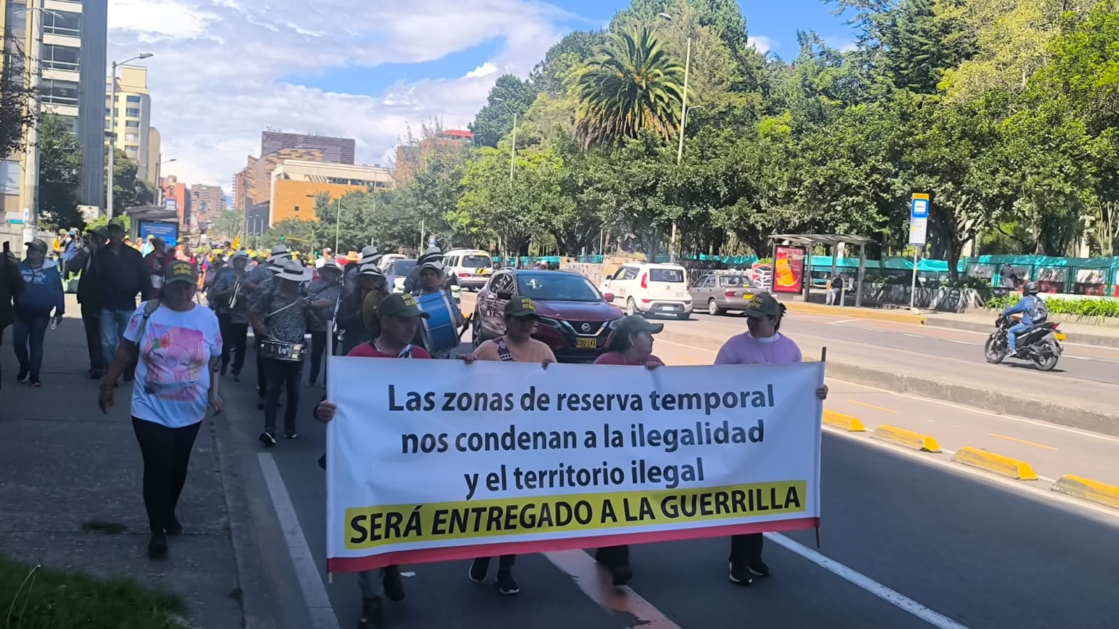 Protestas de pequeños mineros.
