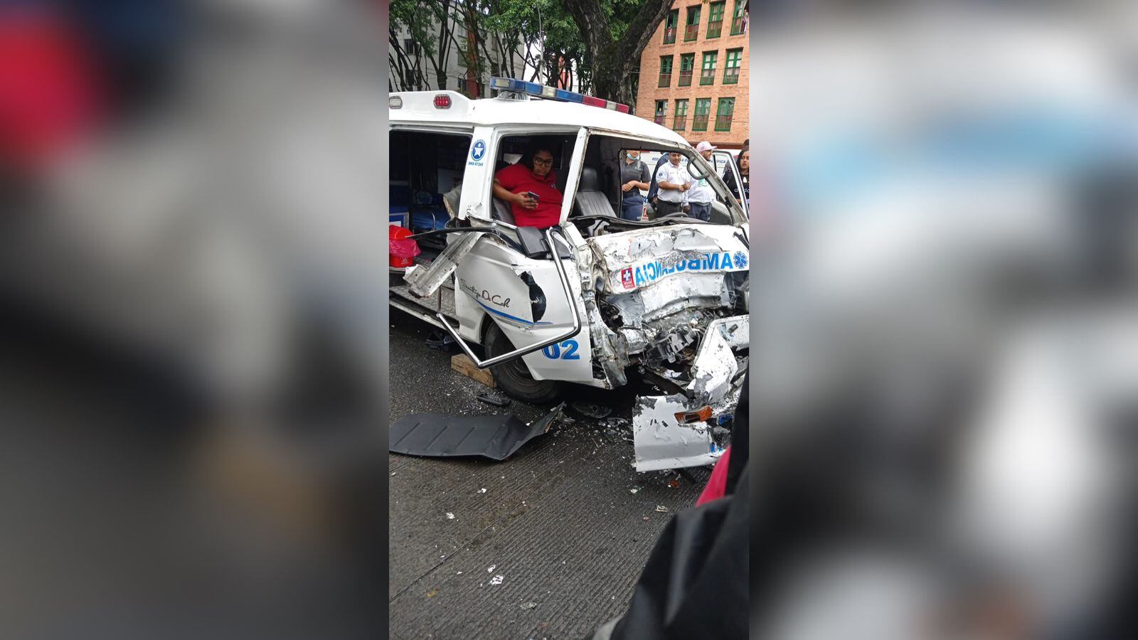 El accidente se registró en la calle 5 con carrera 57.