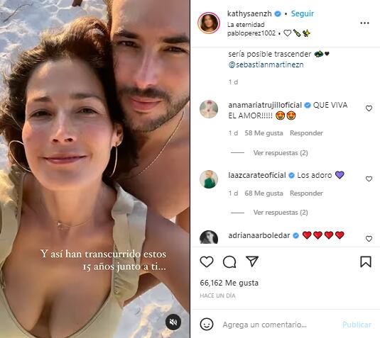 Video aniversario número 15 de Kathy Sáenz y Sebastián Martínez.