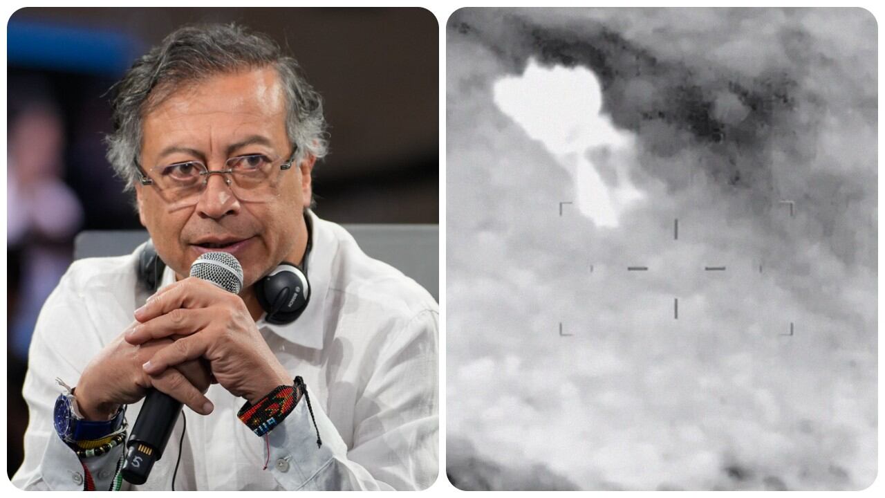 El presidente Gustavo Petro habló sobre la muerte de menores en un bombardeo de las FF.MM.