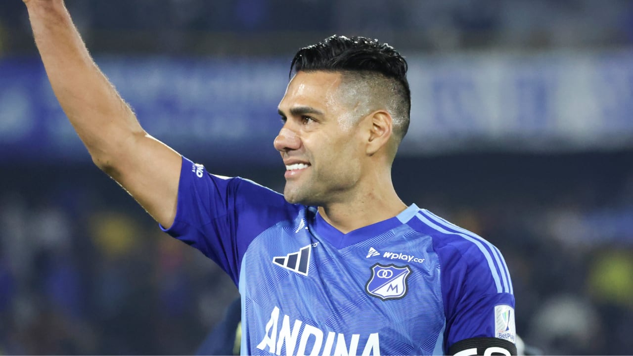 Falcao García con la camiseta de Millonarios en el primer semestre de 2026.