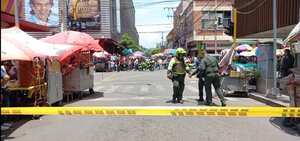 El en centro de Cúcuta fue asesinado un vendedor informal.