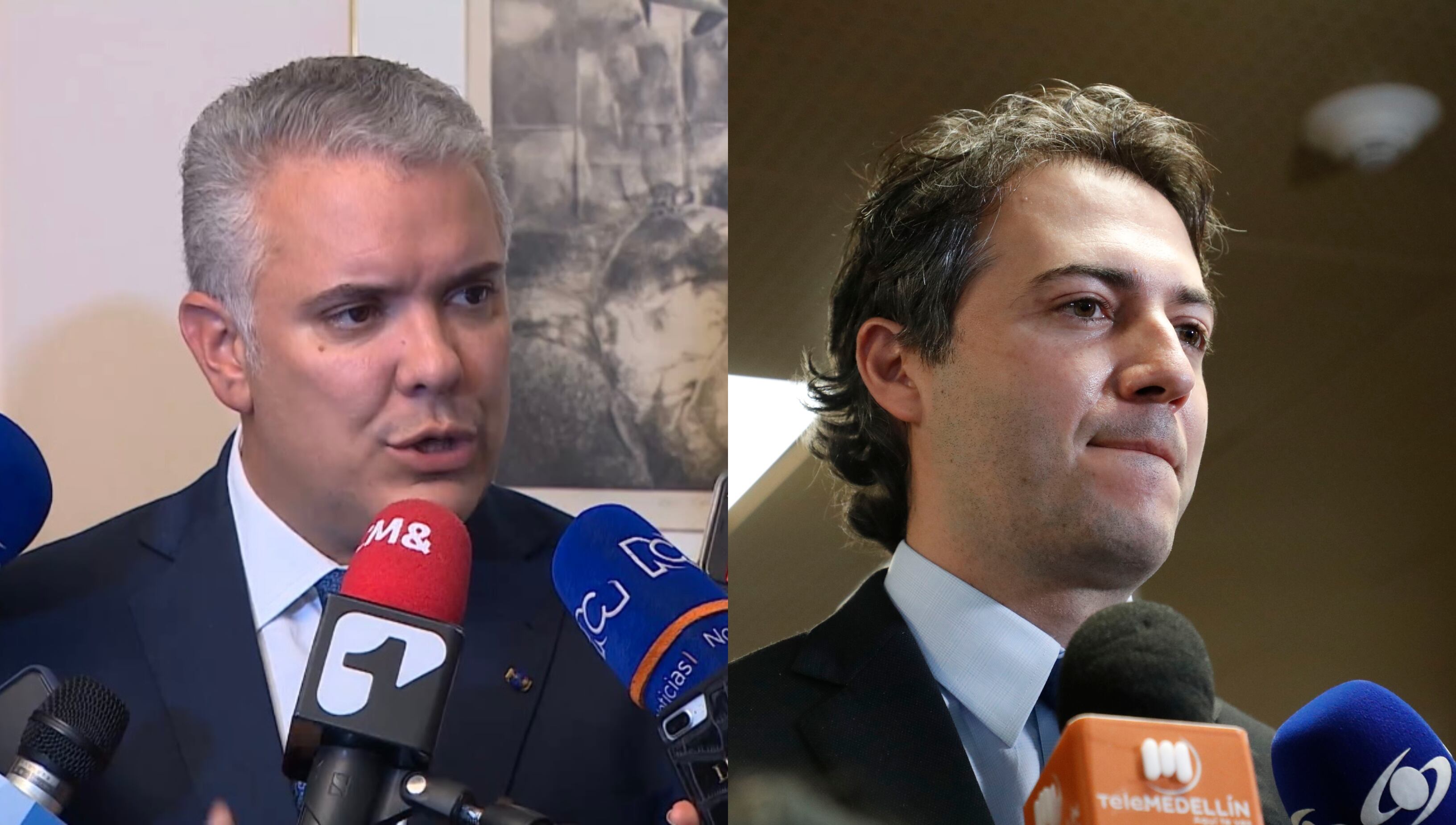 Iván Duque y Daniel Quintero
