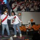 Popular Force party presidential candidate Keiko Fujimori stands with her brother Kenji during her closing campaign rally in Lima, Peru, Thursday, June 3, 2021. Keiko will face rival candidate Pedro Castillo in a June 6 election. (AP Photo)
