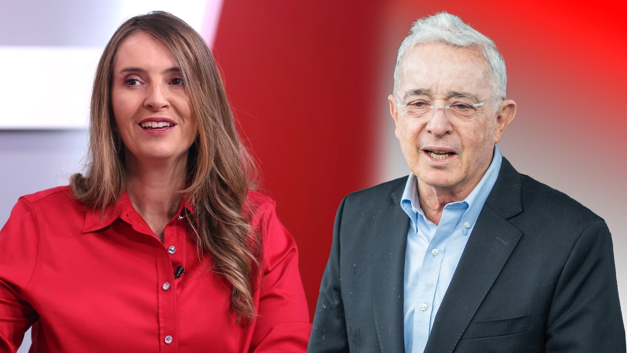 Paloma Valencia y Álvaro Uribe Vélez