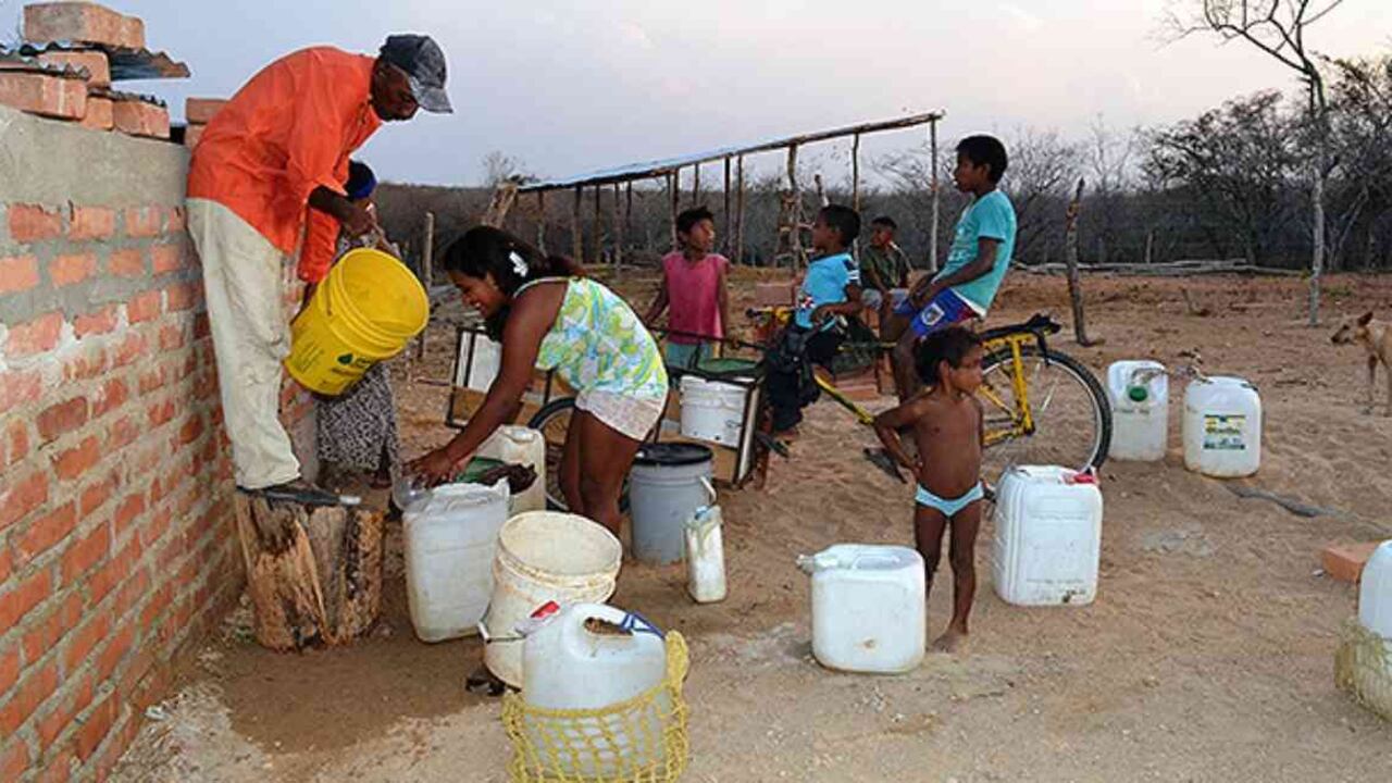 La Guajira es una de las regiones donde actualmente se registra desabastecimiento de agua en Colombia. Foto: archivo/Semana.
