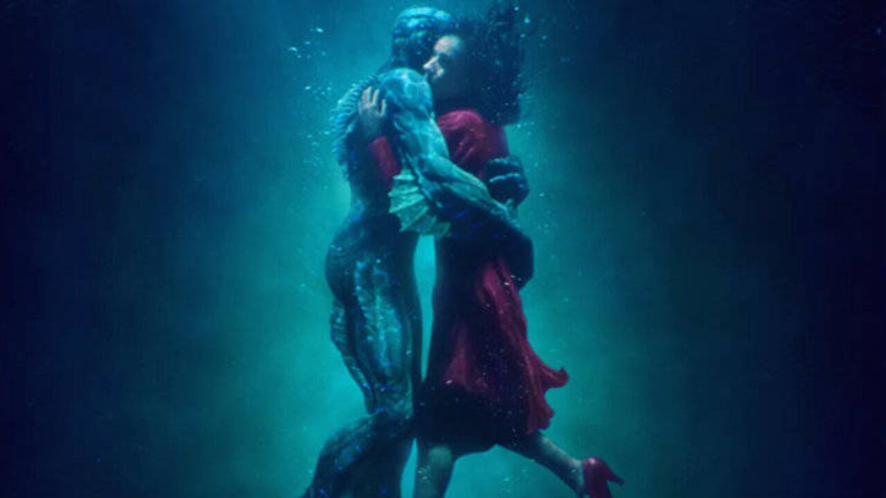 Afiche de 'La forma del agua'.