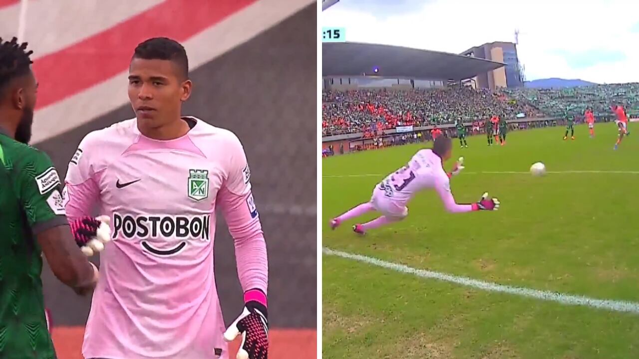 Kevin Mier, figura del juego al atajar un penal sobre los minutos finales.