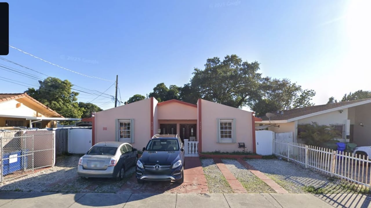 Fachada del Princess Gardens Assisted Living Facility en Miami.