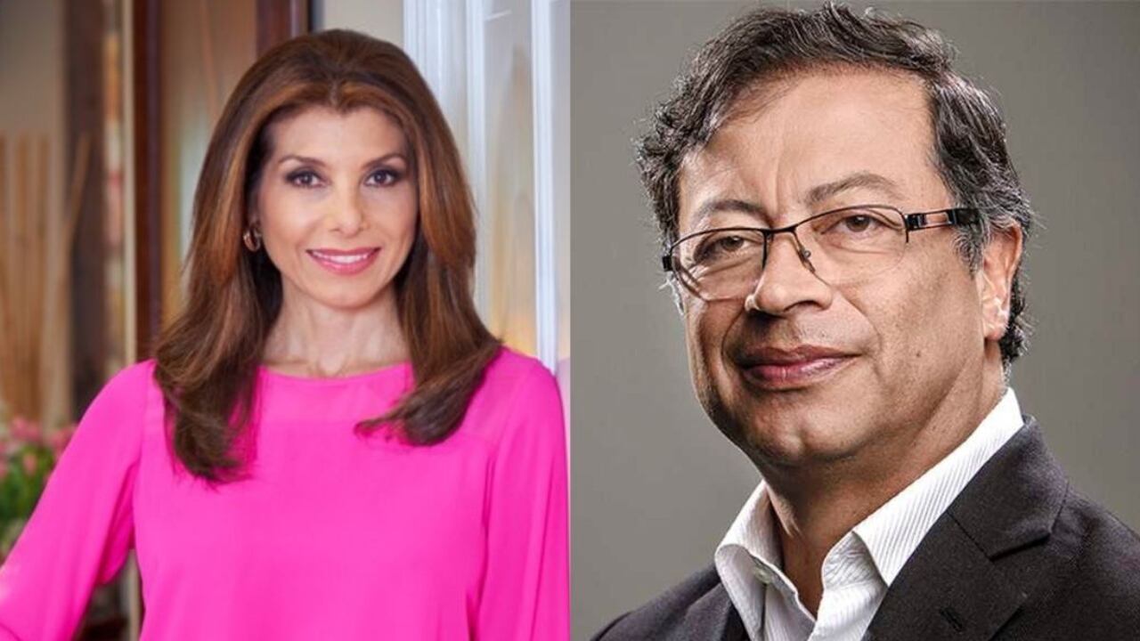 Esto fue lo que le preguntó la comunicadora al jefe de Estado colombiano.