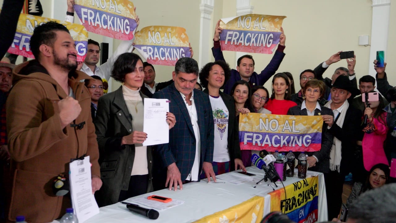 Radicación proyecto sobre el Fracking