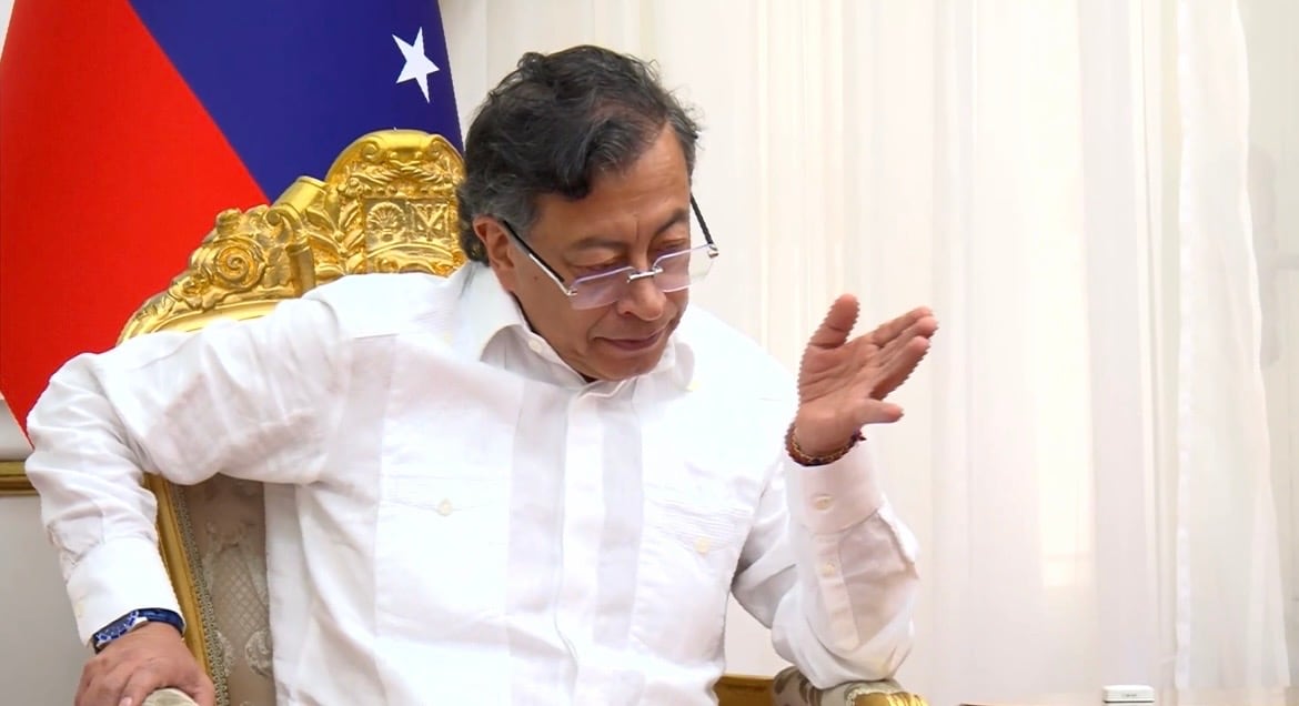 Gustavo Petro en Caracas