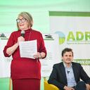 La ministra de Agricultura, Cecilia López, y el director de la Agencia de Desarrollo Rural, Diego Bautista