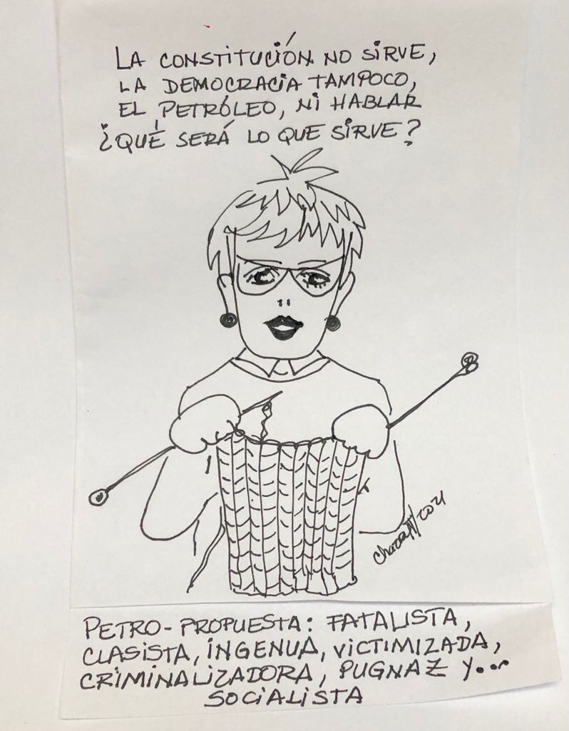 Caricatura por Juan Manuel Charry Urueña