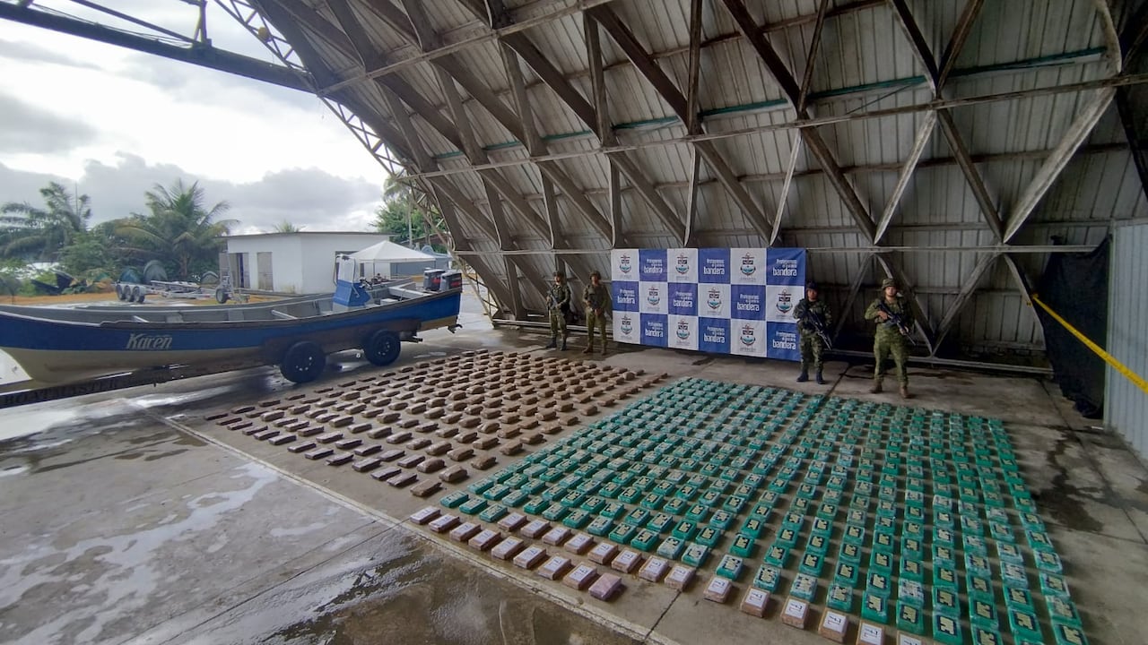 El cargamento fue llevado hasta la zona urbana de Buenaventura.