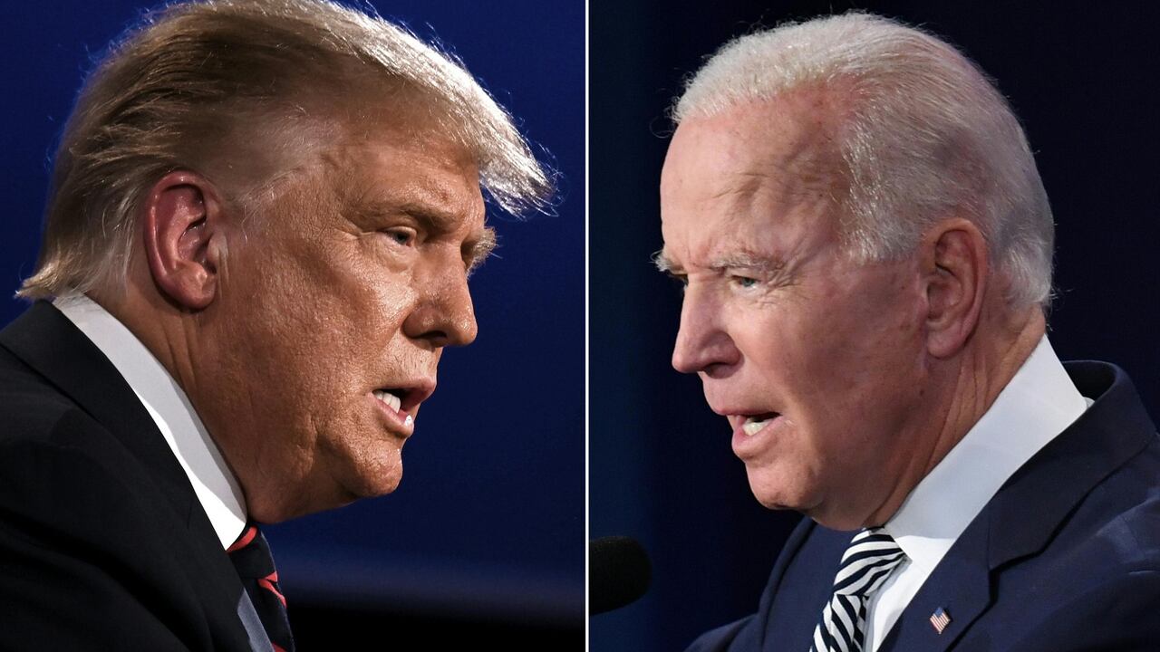 Donald Trump y Joe Biden.