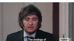 Javier Milei le explica a Tucker Carlson cómo el Ministerio de la Mujer en Argentina no ha solucionado los problemas profundos de las mujeres y no sirve para nada