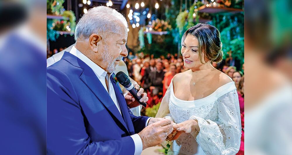 Lula da Silva, candidato a la presidencia de Brasil, contrajo matrimonio por tercera vez. 