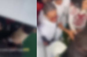 Imágenes de la riña en la embarcación en la que iba el joven.