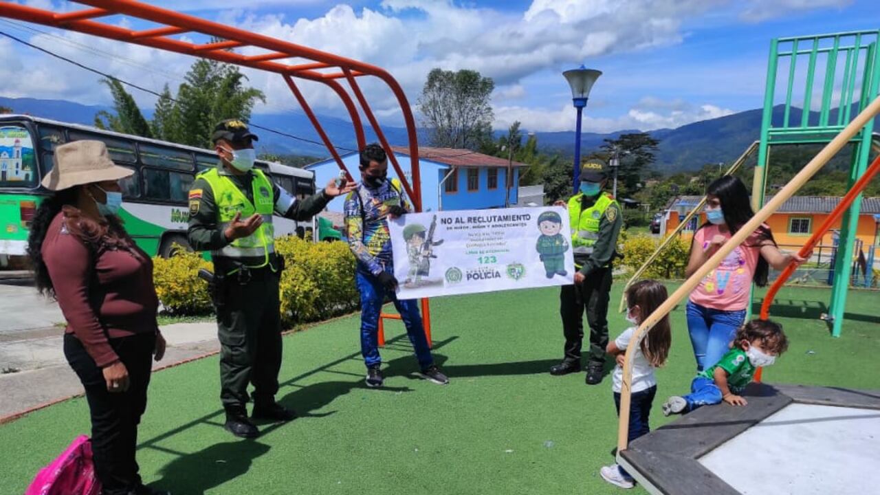 El trabajo el contra el reclutamiento de menores en Santander es un trabajo interinstitucional.