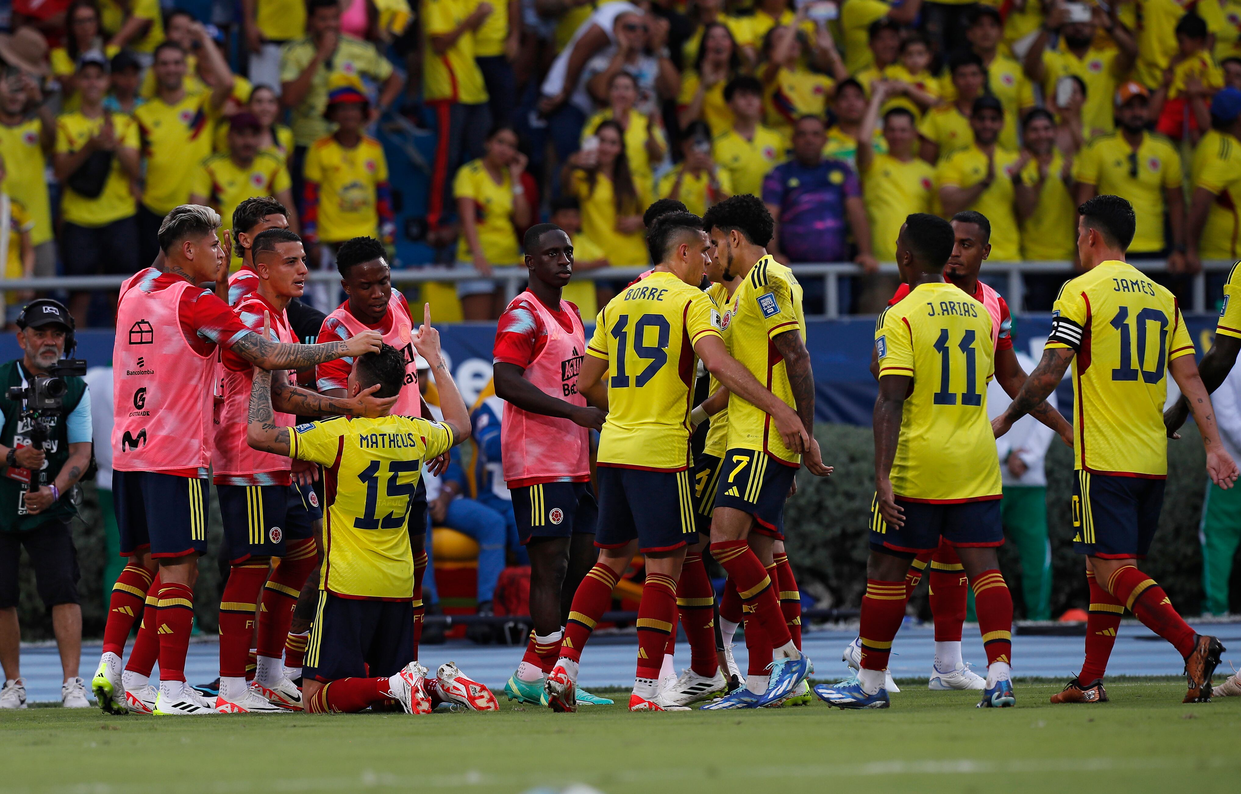 Colombia vs Uruguay  empate 2-2 
Eliminatorias al Mundial 2026
 Selección Colombia de mayores
Barranquilla estadio Metropolitano
Octubre 12 del 2023
Foto Guillermo Torres Reina / Semana