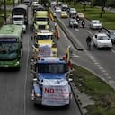 Marchas gasolina camioneros