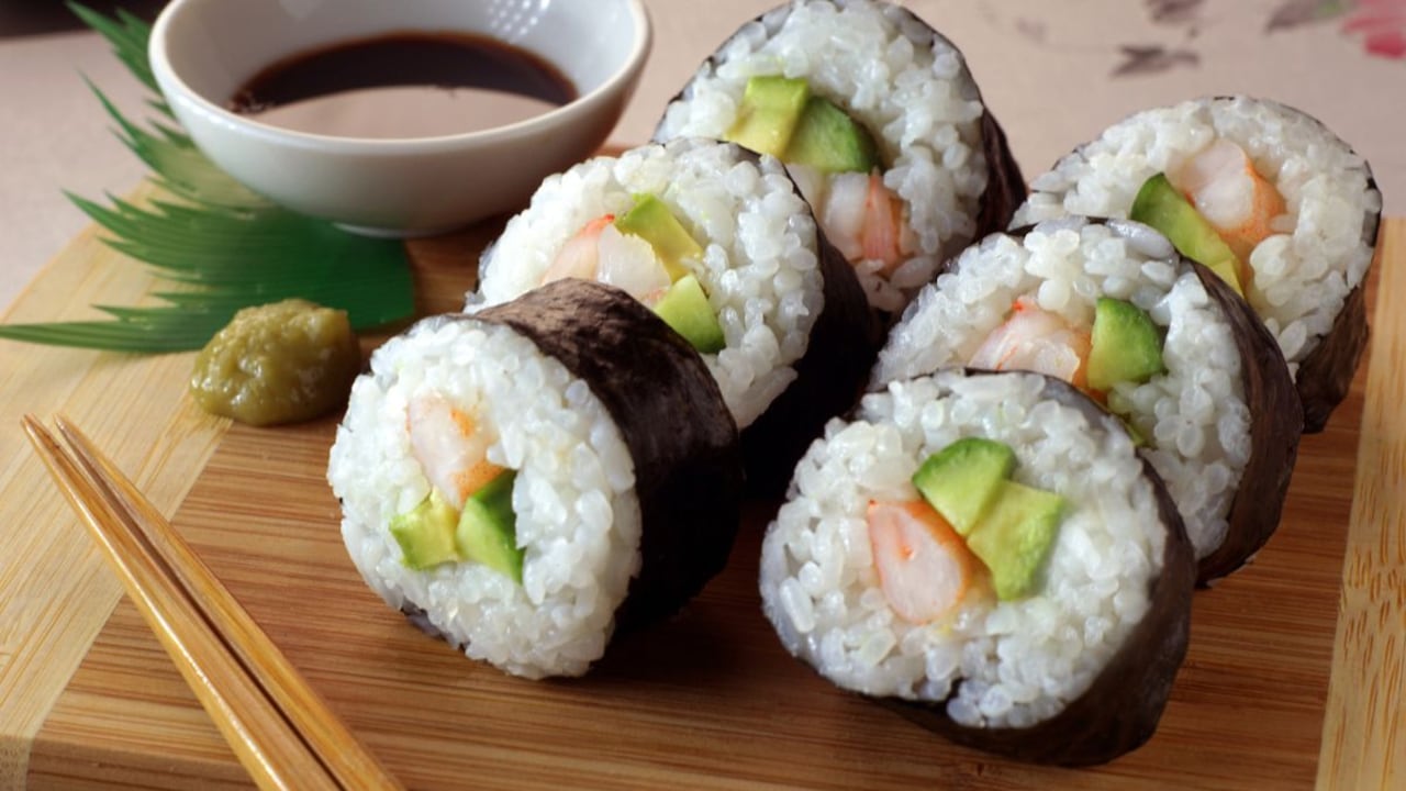 Arroz para hacer sushi.