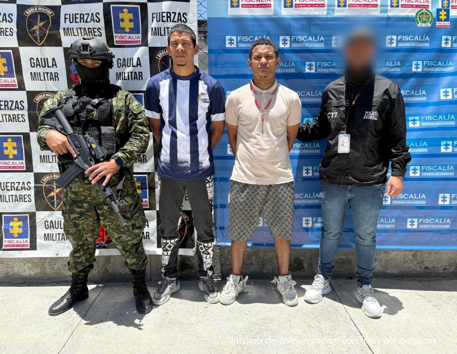 Yoharlys de Jesús Maldonado Quiñónez y Luis Daniel Romero Maldonado, detenidos por presunto caso de hurto, secuestro y abuso sexual en Guatapé.