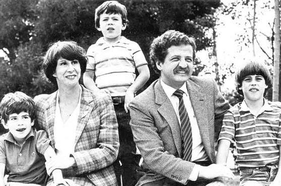 Luis Carlos Galán y sus hijos
