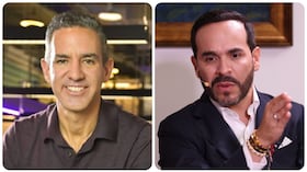 El empresario David Vélez y el presidente de Colombia, Abelardo De La Espriella.