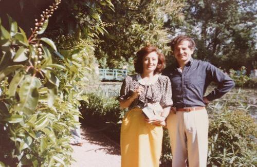 Luis Carlos Galán con Yolanda Pulecio. 