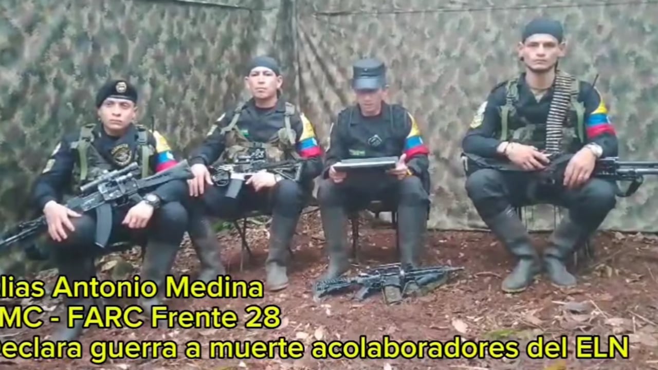 El frente 28 de las disidencias del Estado Mayor Central de las Farc le declaró la guerra al ELN en Arauca.