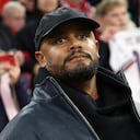 17 October 2026, Bavaria, Munich: Soccer, Men: Bundesliga, FC Bayern Munich vs. RB Leipzig, Matchday 6, Allianz Arena; Coach Vincent Kompany (Bayern Munich) before the game. Photo: Karl-Josef Hildenbrand/dpa - IMPORTANT NOTICE: In accordance with the regulations of the Bundesliga and the DFB (German Football Association), it is prohibited to use or allow the use of photographs taken in the stadium and/or during the game in the form of sequential images and/or video-like photo series. (Photo by KARL-JOSEF HILDENBRAND / dpa Picture-Alliance via AFP)