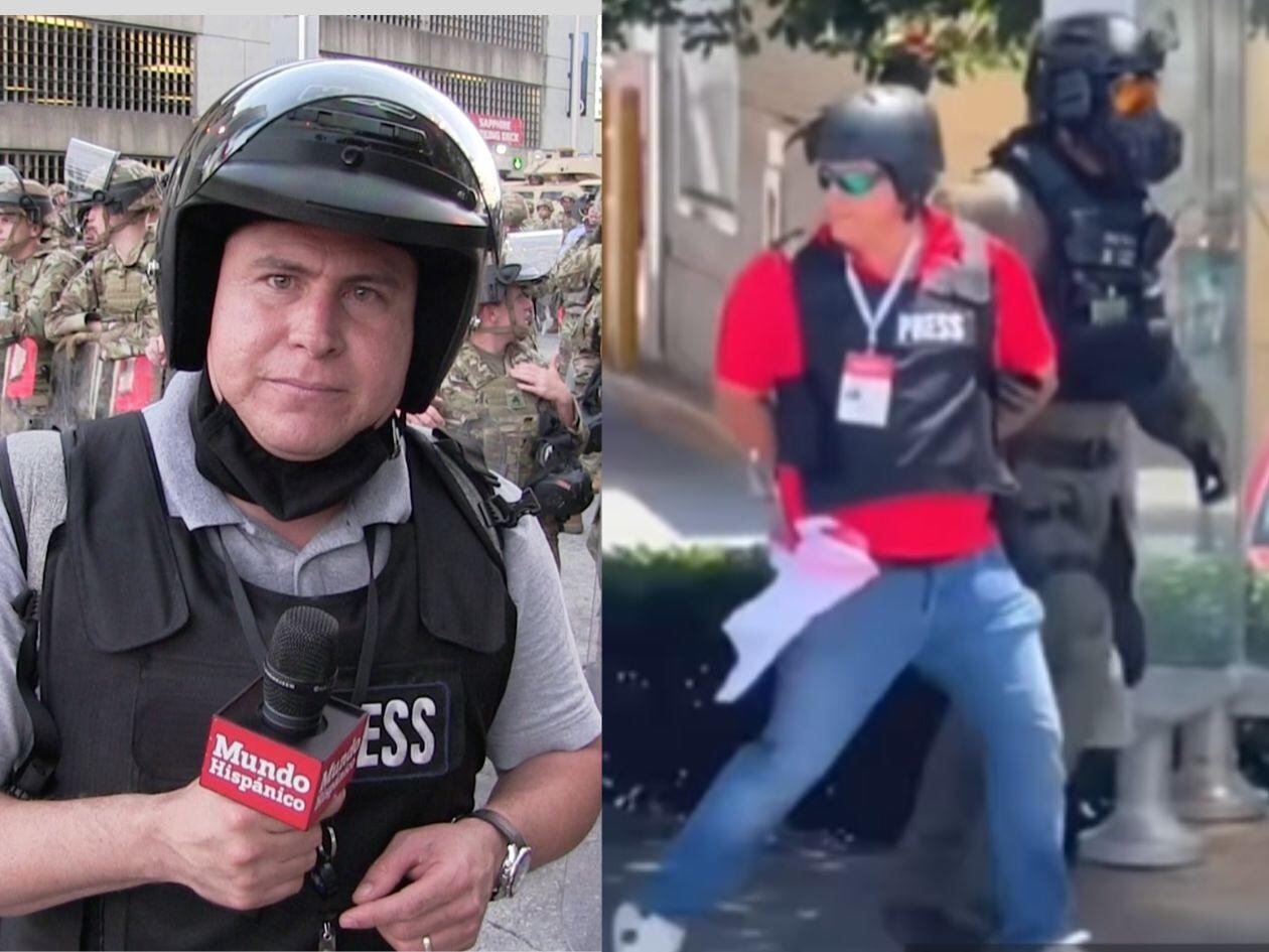 El periodista captó en video la manera en que es arrestado por el ICE.