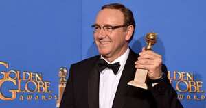El actor Kevin Spacey se llevó un Globo de Oro.